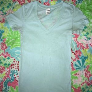 Light blue PINK tee
